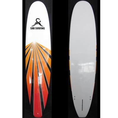 China SHX Unisex Professional Epoxy Longboard Surfboard For Water Sports for sale