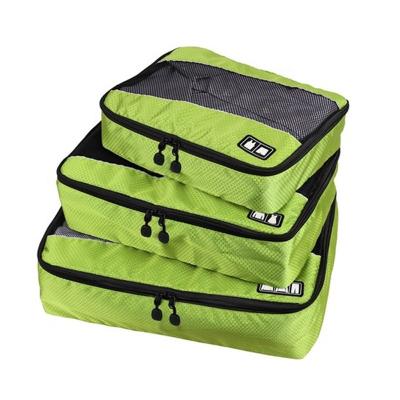 China 3 Pieces Set Portable Packing Organizers Travel Bag Luggage Organizer Travel Packing Cubes for sale