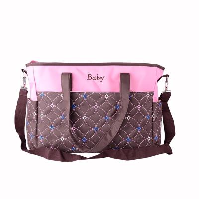 China Multifunctional Waterproof Microfiber Cloth Mom Tote Bags Adult Baby Diaper Bag for sale