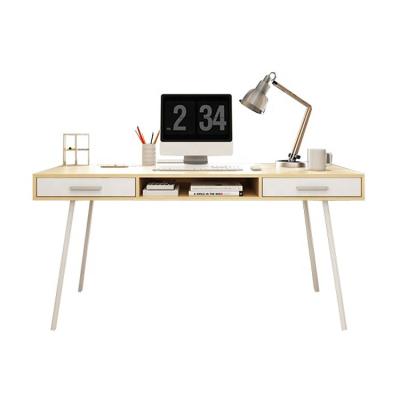 China Other wood home furniture modern design panel furniture hot saling MDF computer desk for sale