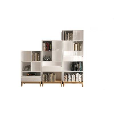 China Save Space Small Size 3 Laiers Combine White Bookcase for sale