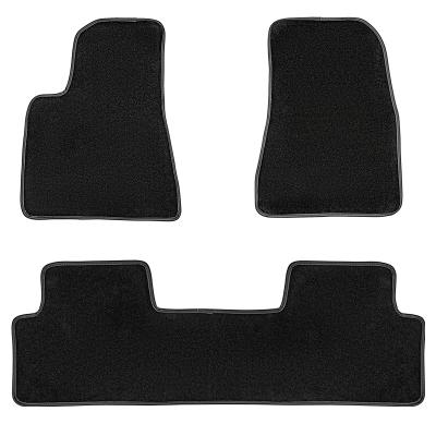 China High Side Wear Resistant Anti-skid Environmentally Friendly And Odorless Mat Velvet Silent Foot Pad Surrounding For Tesla Model 3 2021 Mat Pad for sale