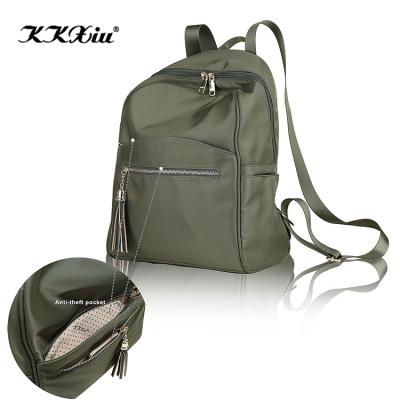 China Fashion Anti-theft Outdoor Leisure Nylon Ladies Backpack For Women for sale