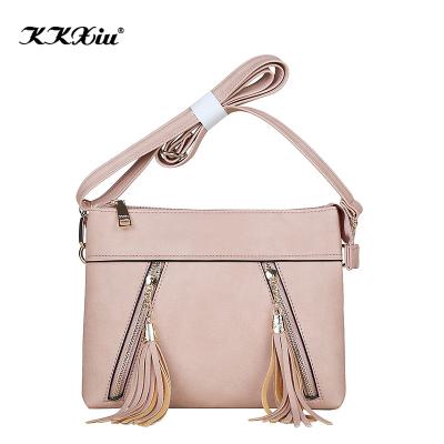 China Tassel zipper pocket ready to board zippers to cross - the body bag with tassels for sale