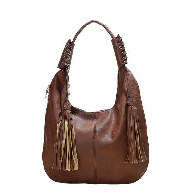 China PU Leather Hobo Bag Designer PU Leather Hobo Shoulder Bag For Women for sale