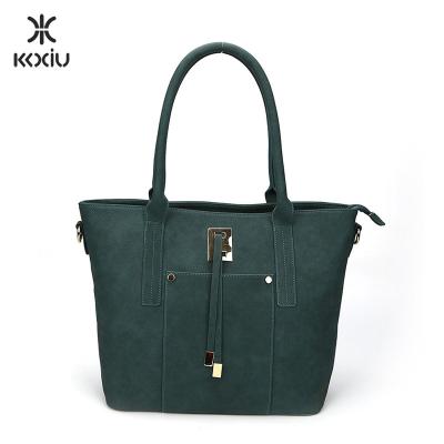 China Designer Famous Women Leather Tote Bag 2021 2018 Manufacturer Large Utility Leather Private Label Tote Bags for sale