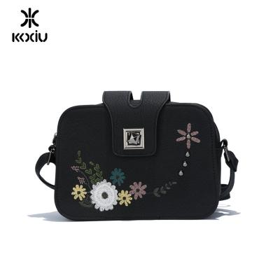 China Designer Bags Latest Design 2021 Bag For Girls Teenager Embroidery With Flowers Cross - Body Bags for sale