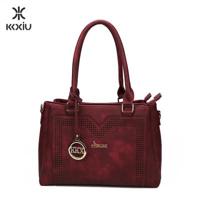 China 2021 new high quality fashion luxury PU women leather handbags export Dubai bag with custom logo for sale