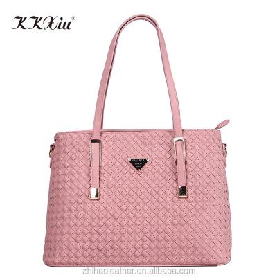 China Women handbags with woven 2018 and new products factory material fashion handbags women style bag packaging online shopping for sale