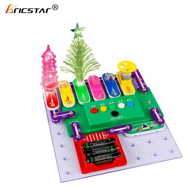 China Educational Building Toy Bricstar Science Intellect Circuit Blocks Programmable Electronic Toys, DIY Stem Toys with Light and Sound for sale