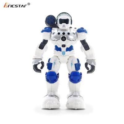 China RC Model Bricstar Gesture Sensing Obstacle Avoidance Shooting Dance Music Humanoid Robot Automatic Remote Control Plastic Toy for sale