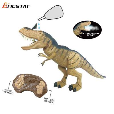 China Bricstar New Arrival Tyranosaurus Remote Control Rex Jet Simulation rc Walking Dinosur with Light and Soun for sale