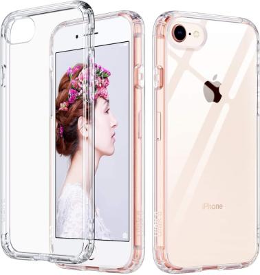 China Shockproof MOQ 50 For iPhone 7 8 SE 2020 2022 Transparent TPU Mobile Case for sale