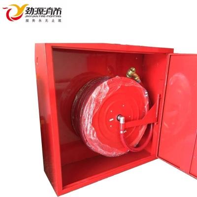 China Double-jackt red fire hose reel, low price fire hose reel JPS 0.8-1.0 for sale