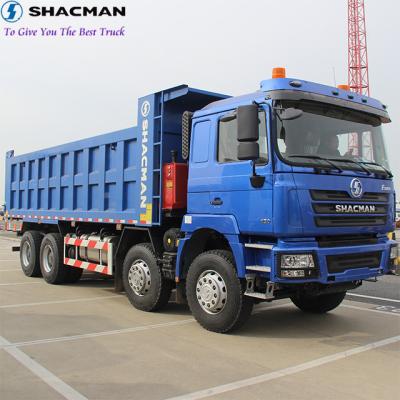 China SHACMAN F3000 8X4 Metal Dump Truck with Cummins Engine for sale