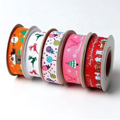 China Easter Occasion Printed Ribbon for Floral Style Holiday Gift Packing and Decoration for sale