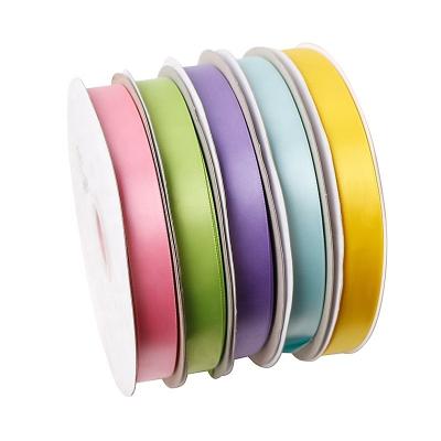 China MSD Polyester Satin Ribbon Double Face Single Face Width 3/16 100% Polyester Direct for sale