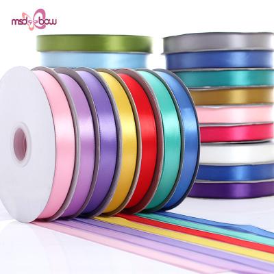 China 196 Colors 19mm Single Face Satin Ribbon for Bottle and Festival Decoration MSD Sells for sale