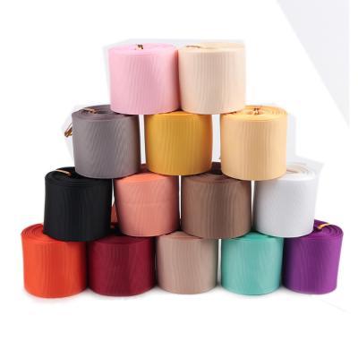 Chine 14pcs 100% polyester ruban de grain massif de 50 mm type de tissu imprimé 2 pouces pour le gros à vendre