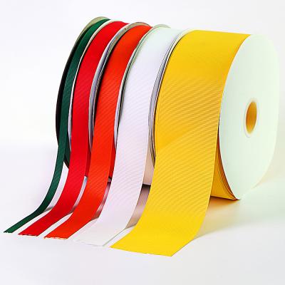 China Double Face Polyester Grosgrain Ribbon with 196 Colors Style for sale