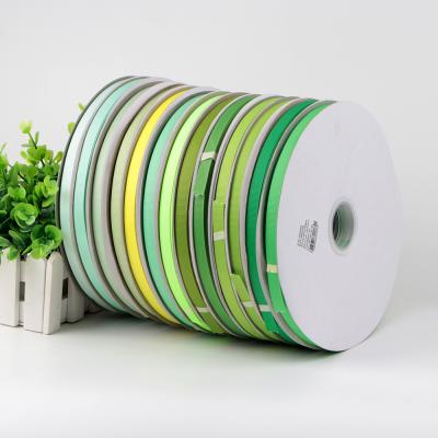 China 100% Polyester Ribbon Grosgrain Double Face Style Solid Colors 3mm Width Customizable for sale