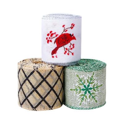 China MSD-lintjes Kerstdrukkrans 2,5 inch laplintje met een enkel gezicht Te koop