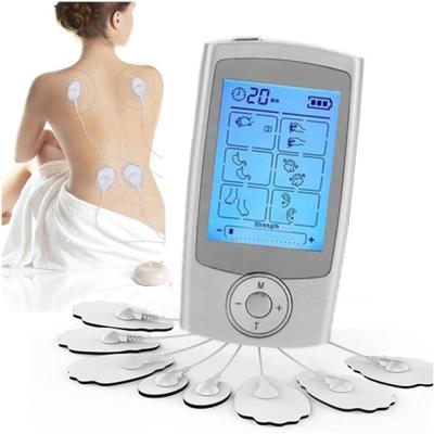 China Ten Pulse EMS Intelligent Therapy Electric Massager Electronic Relief 16Modes Muscle Stimulating Mini Massager for sale