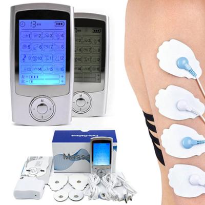 China TEN Unit Electric Muscle Stimulator Massage EMS Body Health Care Dual Output 16 Modes Electronic Pulse Physiotherapy Massager for sale