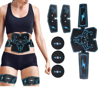 China Comfortable Abdominal Muscle Stimulator Trainer EMS ABS Fitness Equipment Training Device Muscles Electrostimulator Toner Exercise Belt for sale