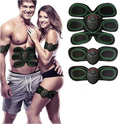 China Electro Stimulator Wireless Trainer Abdominal Muscle Fitness Home Gym EMS Stimulation Body Slimming Belt Vibration Fitness Massager for sale