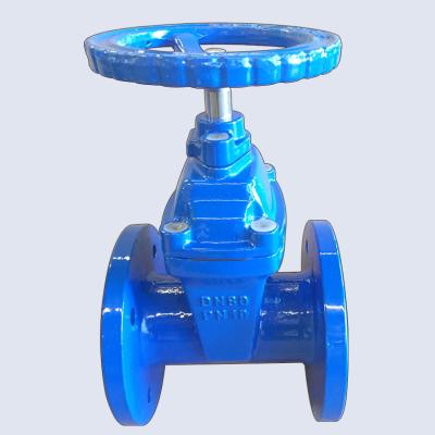 China Z45X Ductile Iron Dark Iron Seal Gate Valve General Flange Soft Gate Valve for sale