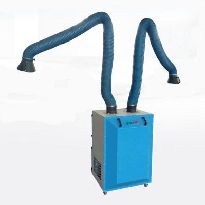 China Building material shops welding fume extractor / welding smoke scrubber / fume extraction double or single arm for sale