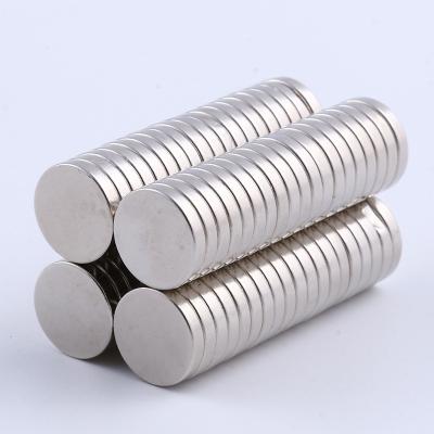 China Professional Industrial Magnet China Manufacturer N52 High Temperature Resistant Circular Small Coin Disc Around Neodymium Magnets for sale