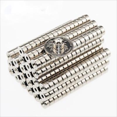 China Low Magnet China Price N42H Industrial Permanent Neodymium Ring Magnet Strong Neodymium Countersunk Ring Magnet for sale