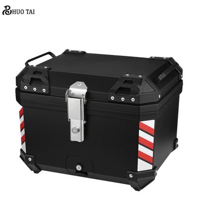 China Motorcycle Plastic Top Accessories Case PP/ABS ABS Motorbike Cargo Box Motorcycle Luggage Tail Box Rear Box For Storage for sale