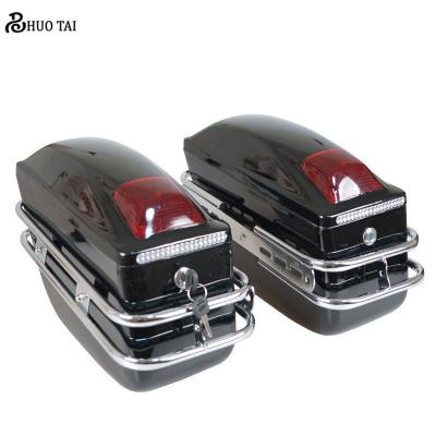 China Universal ABS K6 Motorbike Luggage Case Side Luggage Box Motorcycle Side Hanging Box ABS Material Motorcycle Tool Box for sale