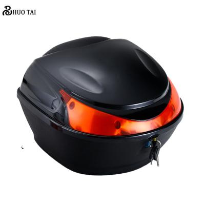 China Fashionable Small Fasion Motorcycle Trunk Reliable Quality 13L PP Metrial Scooter Motorcycle Trunk Storage Box Motorcycle Tail Box for sale