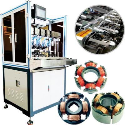 China Cooling fan For micro motors DC brushless motors cooling fans Fully automatic four-station winding machine for sale