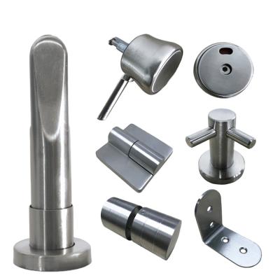 China Professional Manufacturer Decorative 304 Stainless Steel Toilet Partition Hardware Anti Corrosion for sale