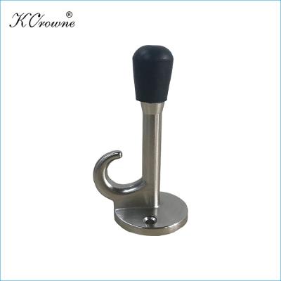 China High Quality Cheap Anti Corrosion Zinc Toilet Compartment Divider Coat Durable Rustproof Hook For Sale for sale