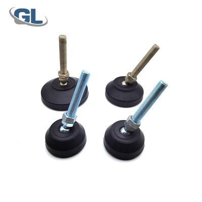 China Home Application Machine Parts Temporary Fence Stoppers Self Leveling Table Anti Vibration Airconditioning Mounting Rubber Feet for sale