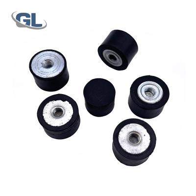 China Industrial Shock Absorber DE Female Thread Various Standard Anti Vibration Rubber Mounts Buffer Vibration Damper Rubber Feet Molded for sale