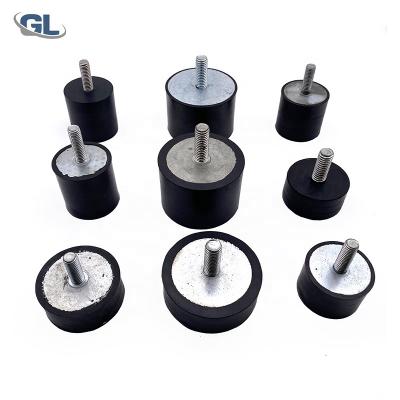 China Rubber+ Steel / Stainless Factory Price Various Size Machine Parts Rubber Products VD Thread Anti Vibration Rubber Bumper Rubber Shock Absorder for sale