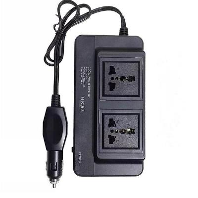 China Car Power Hot sell model portable car power inverter 200W DC12V to 220V /110V 4 usb charger port multifunction car voltage converter for sale