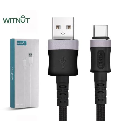 China WITNUT COMPUTER Fast Charger Nylon Braided USB Data Cable Type C Cable for sale