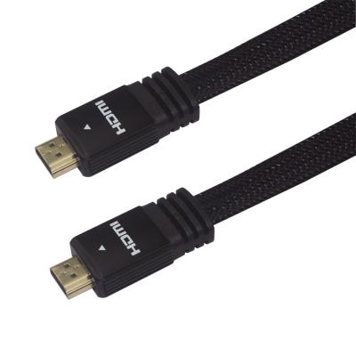 China HD-DVD WISTAR OEM male-male 24-28AWG colorful high speed hdmi ribbon cable 4k with 19+1 screw for sale