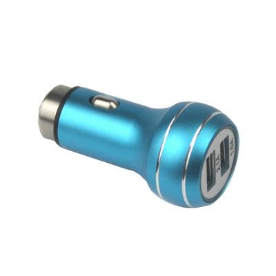 China DC 12-24V Universal MP3 GPS 2 X USB Mobile Phone Tablet Aluminum Alloy Metal Usb Battery Car Charger Dual Ports MP3 GPS WISTAR Electric Mobile Phone Tablet for sale