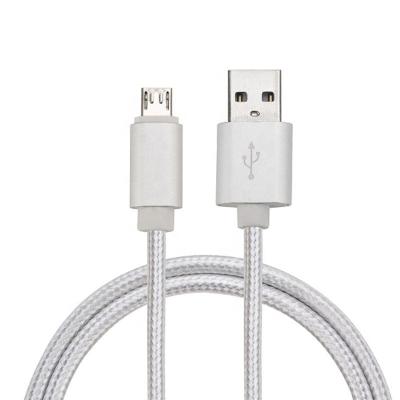 China Durable nylon braided WISTAR metal shell micro usb cable faster hot selling nylon for sale