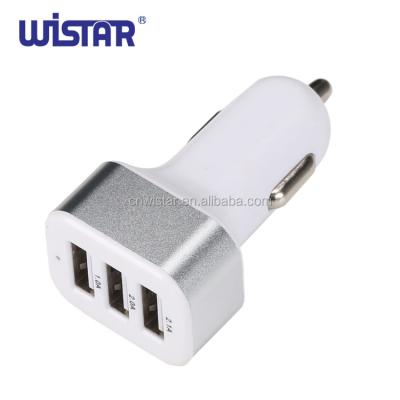 China WISTAR Car Price Best USB 3 USB 5.1A Car Phone Left Charger For Smart Phone for sale