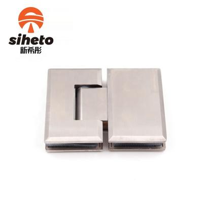 China Long Working Life Glass Door Hinge 180 Degree Stainless Steel Hinge For Bathroom Glass Door for sale